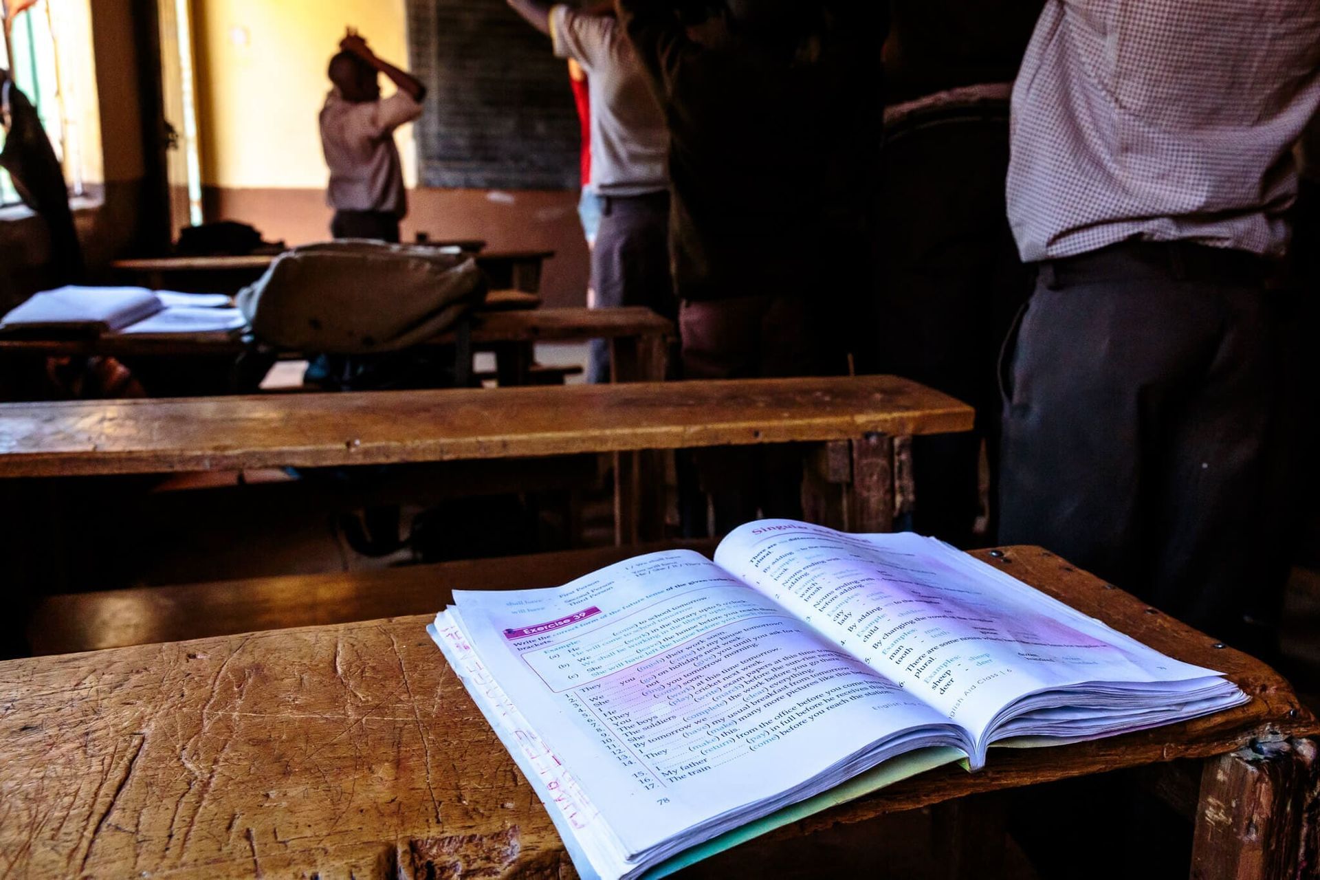 Pupils at Tabaka Academy